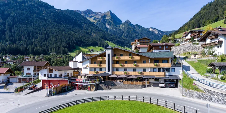 Dovolenka v rakúskom údolí Zillertal: horský hotel s polpenziou a saunovým svetom