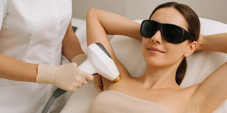 Trvalé odstránenie ochlpenia diódovým laserom pre ženy i mužov, na výber viacero oblastí