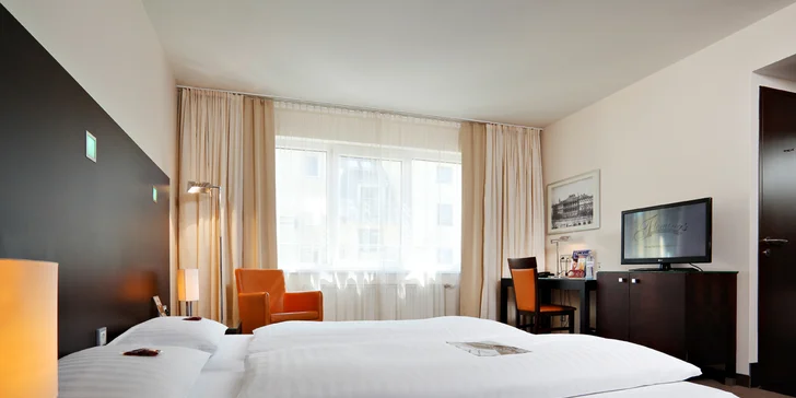 4* hotel len 2 km od historického centra Viedne s raňajkami a saunou