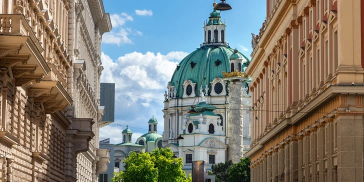 4* hotel len 2 km od historického centra Viedne s raňajkami a saunou