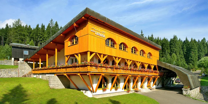 Pobyt v Špindlerovom Mlýne: polpenzia, neobmedzený wellness so saunou, vírivkou a bazénom