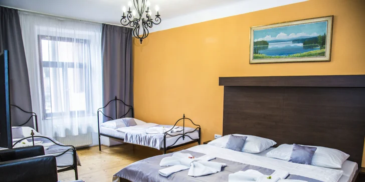 Romantika alebo rodinná pohoda v Rožmberku: jedlo, privátny wellness aj prehliadka pivovaru
