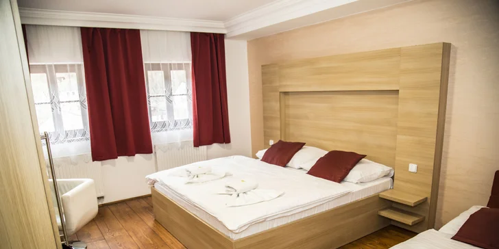 Romantika alebo rodinná pohoda v Rožmberku: jedlo, privátny wellness aj prehliadka pivovaru