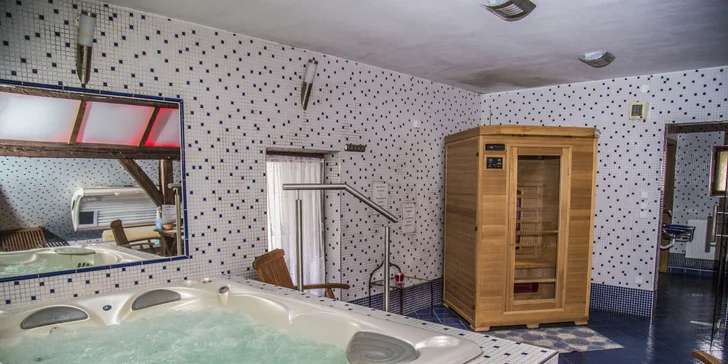 Romantika alebo rodinná pohoda v Rožmberku: jedlo, privátny wellness aj prehliadka pivovaru
