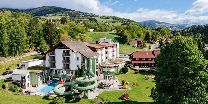 Korutánsko: 4* rodinný hotel s all inclusive light a wellness, vr. karty výhod a detského klubu