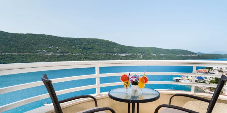 Letovisko Neum: 4* hotel s polpenziou, skvelá poloha 80 m od pláže