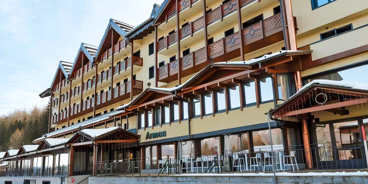 Zimný pobyt v Taliansku: hotel 100 m od vlekov, polpenzia aj vstup do wellness