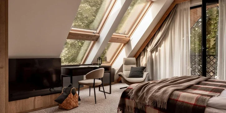 Centrum Zakopaného: luxusné apartmány v horalskom štýle s raňajkami a wellness