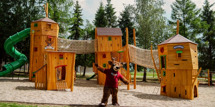 Rodinný rezort s výhľadom na Gerlach: Zverofarma, megaihrisko aj animácie