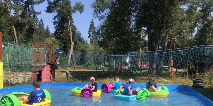 Detská zóna, bazén, aquazorbing, rodeo býk, VR či jazda na štvorkolke v ZÁBAVNOM PARKU LIPTOV