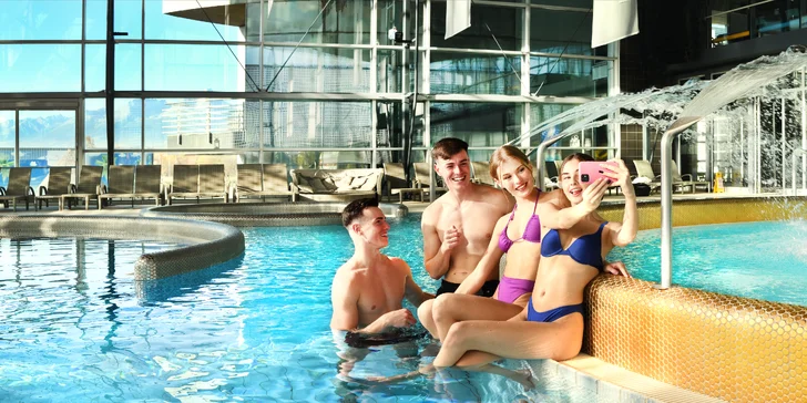 Relax v hoteli so vstupom do AquaCity Poprad