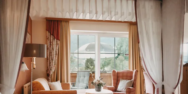 Pobyt v Alpách pre dvoch: nádherný 4* hotel s polpenziou z regionálnych dobrôt a vlastným wellness