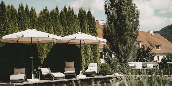 Pobyt v Alpách pre dvoch: nádherný 4* hotel s polpenziou z regionálnych dobrôt a vlastným wellness