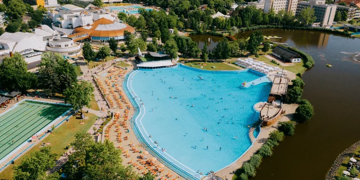 Letné kúpanie a wellness v Hajdúszoboszló: s polpenziou a vstupom do celého Hungarospa