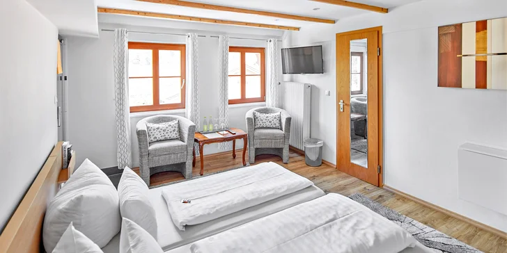 Pohoda v Bavorských Alpách: 3* hotel pri rieke Traun, bohaté raňajky a karta výhod