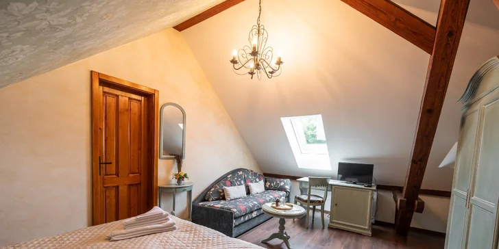 Príjemný pobyt neďaleko Valtíc a Ledníc s raňajkami a privátnym wellness