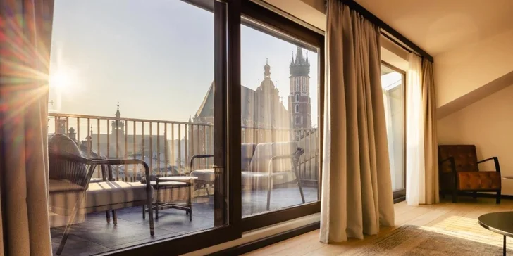 Štýlové apartmány v Krakove s raňajkami alebo polpenziou