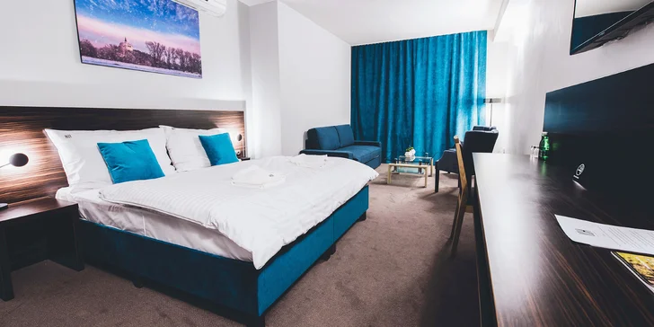 Romantický pobyt v Boutique Hoteli 11 v Nitre s exkluzívnym privátnym wellness na streche s výhľadom na mesto