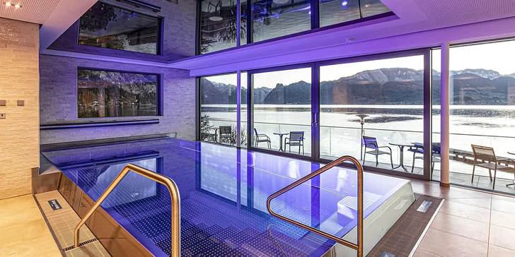 Soľná komora a Traunsee: hotel priamo pri jazere, neobmedzený wellness aj raňajky