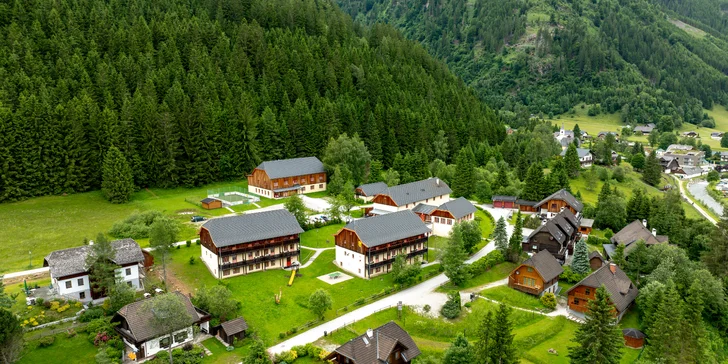 Aktívna dovolenka v Alpách: 3* hotel s polpenziou a lesnou saunou, 5 minút od centra Donnersbachwaldu