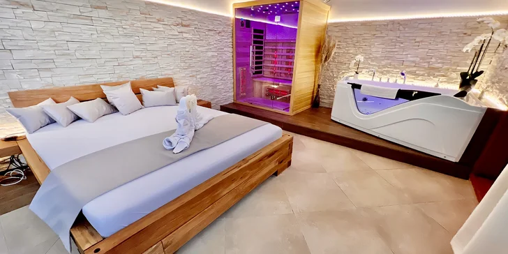 Wellness pobyt v Pardubiciach: izby či domček s vírivkou a saunou, soľná jaskyňa aj privátny wellness