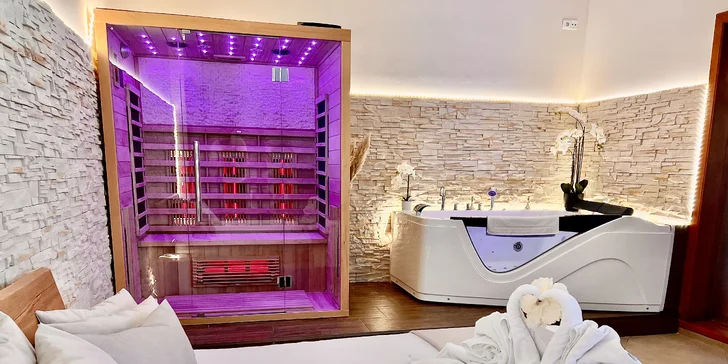 Wellness pobyt v Pardubiciach: izby či domček s vírivkou a saunou, soľná jaskyňa aj privátny wellness