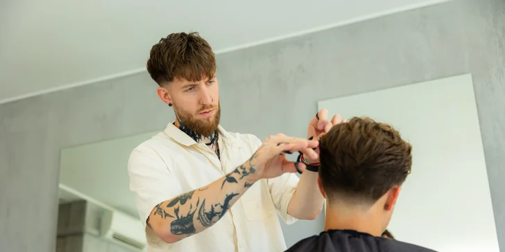 Pánsky strih alebo KOMBO balíček s úpravou brady v novučičkom bratislavskom barbershope