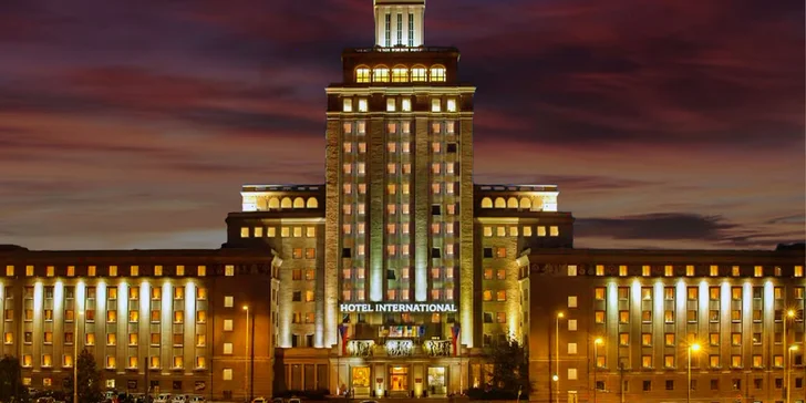 Legendárny Grand Hotel International v Prahe: pobyt s raňajkami, výborná dostupnosť do centra