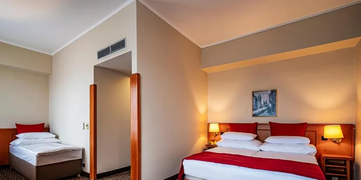 Legendárny Grand Hotel International v Prahe: pobyt s raňajkami, výborná dostupnosť do centra