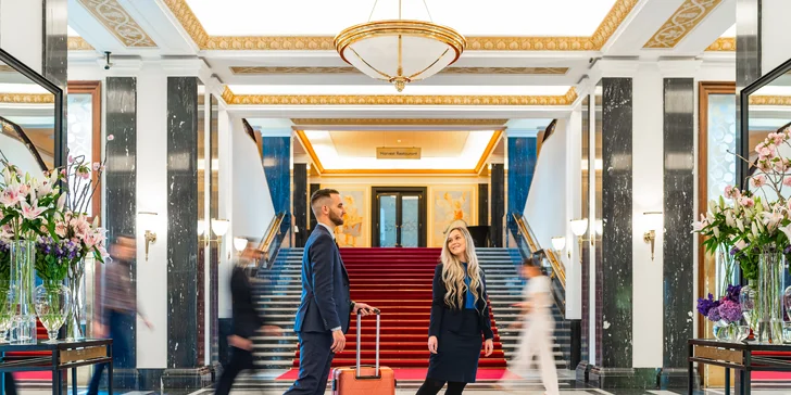 Legendárny Grand Hotel International v Prahe: pobyt s raňajkami, výborná dostupnosť do centra