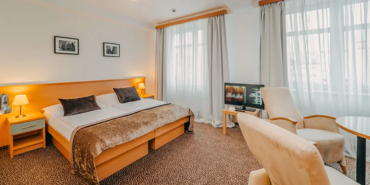 4* pobyt v Prahe pre dvoch: jedna noc aj celý týždeň, raňajky, wellness aj fitness