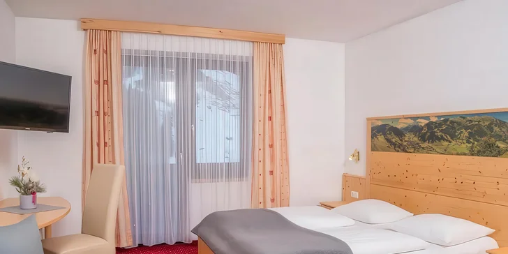 Zimná dovolenka v rakúskom Raurise: horský hotel 500 metrov od skiareálu, polpenzia plus a wellness