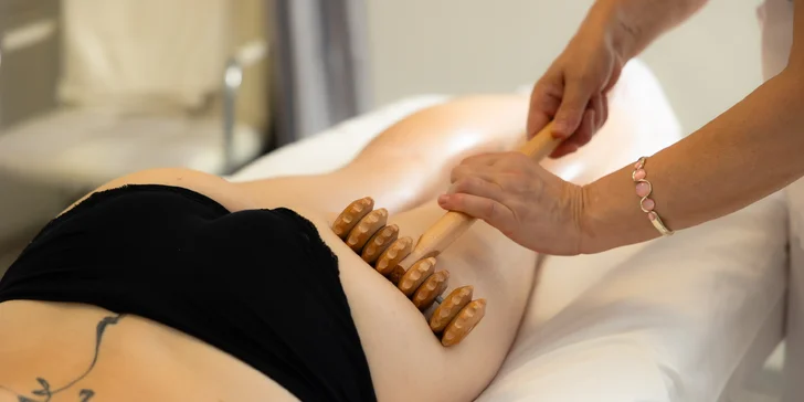 Účinná maderoterapia celého tela v Kiréna Skin Studio, aj výhodné permanentky