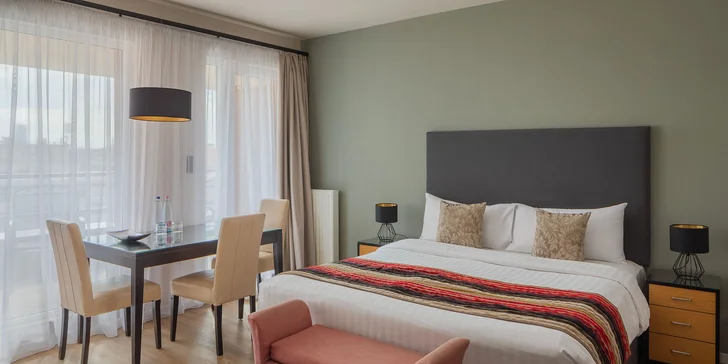 Oceňovaný rodinný apartmánový hotel v Budapešti: priestranné apartmány s terasou aj raňajkami