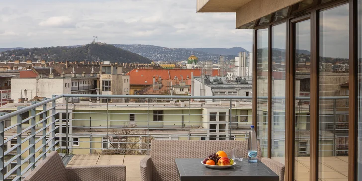 Oceňovaný rodinný apartmánový hotel v Budapešti: priestranné apartmány s terasou aj raňajkami