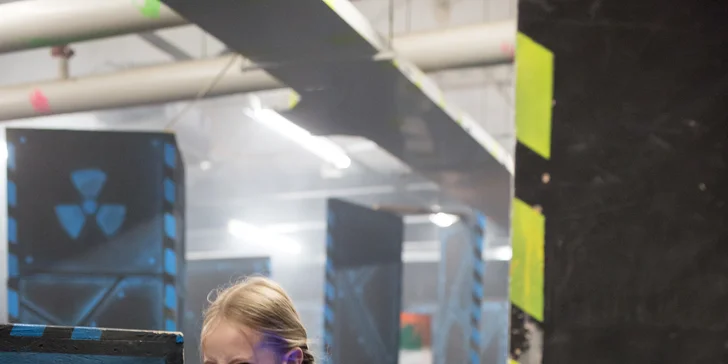 Laser Game v Steam Factory aj s pizzou, nápojom a žetónmi do FUN GAME