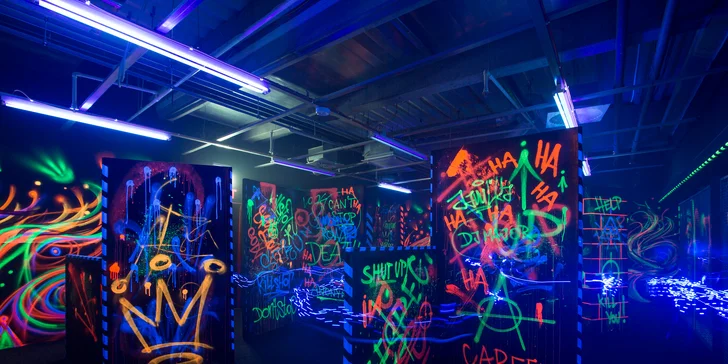 Laser Game v Steam Factory aj s pizzou, nápojom a žetónmi do FUN GAME