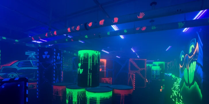 Laser Game v Steam Factory aj s pizzou, nápojom a žetónmi do FUN GAME
