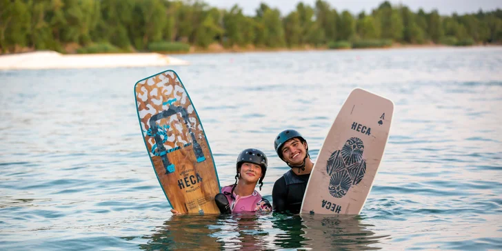 Wakeboarding na Wakelake: 2 hodiny, celý deň alebo individuálna lekcia: FROM ZERO TO HERO
