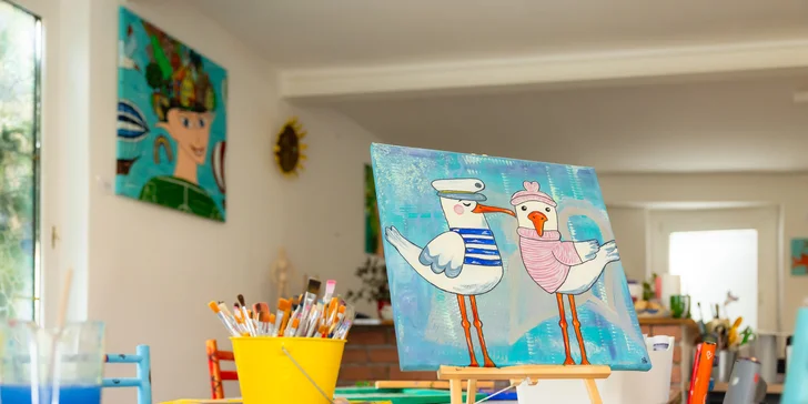 Zážitkový workshop akrylovej maľby pre začiatočníkov aj pokročilých