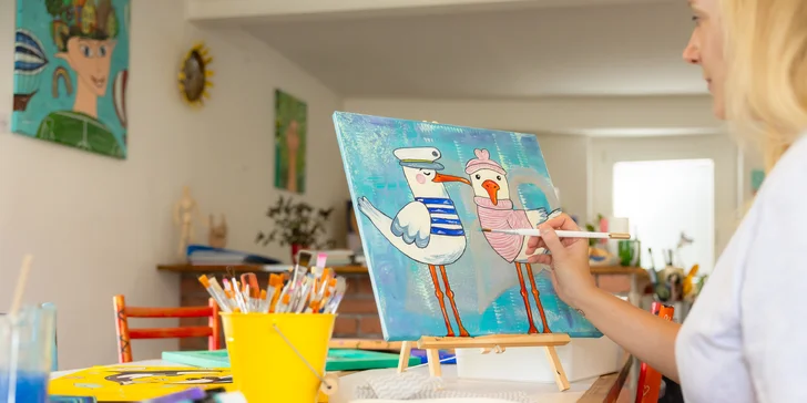 Zážitkový workshop akrylovej maľby pre začiatočníkov aj pokročilých