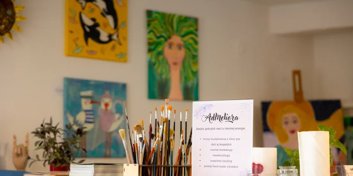 Zážitkový workshop akrylovej maľby pre začiatočníkov aj pokročilých