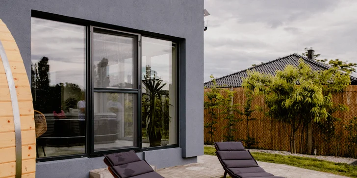 Apartmánový domček so saunou a vírivkou v Šoporni