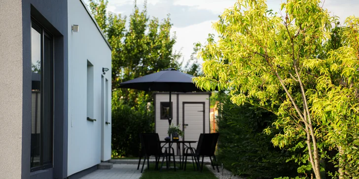 Apartmánový domček so saunou a vírivkou v Šoporni