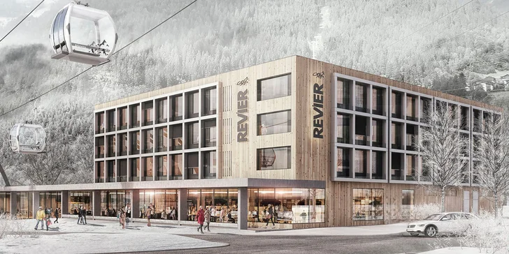 Zima vo vorarlberských Alpách: moderný hotel s raňajkami, 30 m od vleku