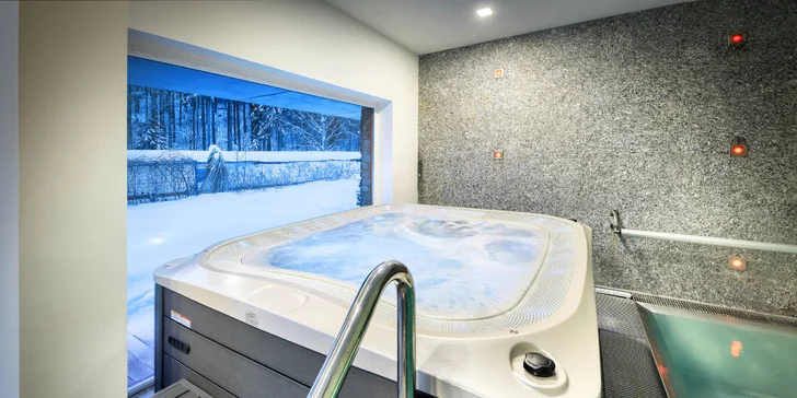 Dovolenka v Jánskych kúpeľoch: krásny hotel pri lanovke, s polpenziou aj neobmedzeným wellness a masážou