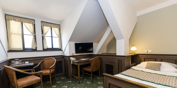 Pobyt v Hlubokej nad Vltavou s polpenziou aj wellness: hotel pod zámkom v blízkosti golfového ihriska