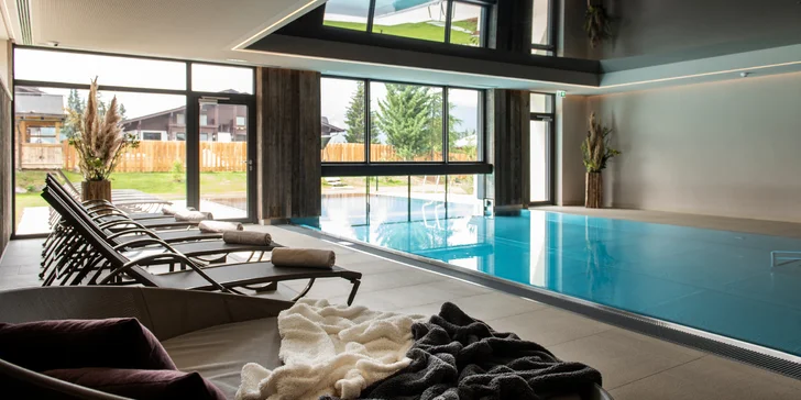 Zimná dovolenka v Rakúsku: 4 * hotel s polpenziou a wellness, 100 m od zjazdoviek, 1 dieťa do 3,9 rokov zdarma