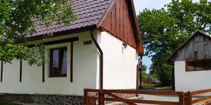 Čarovná chalupa na Hriňovských lazoch s polpenziou