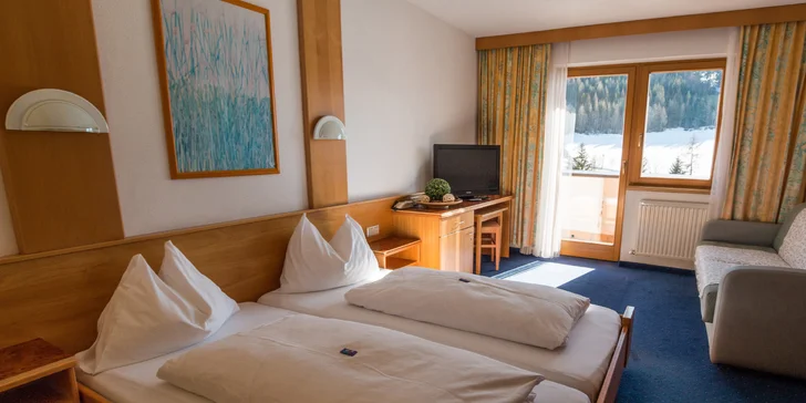 Tyrolské Alpy: 4* hotel pri zjazdovke, polpenzia, wellness a detský program
